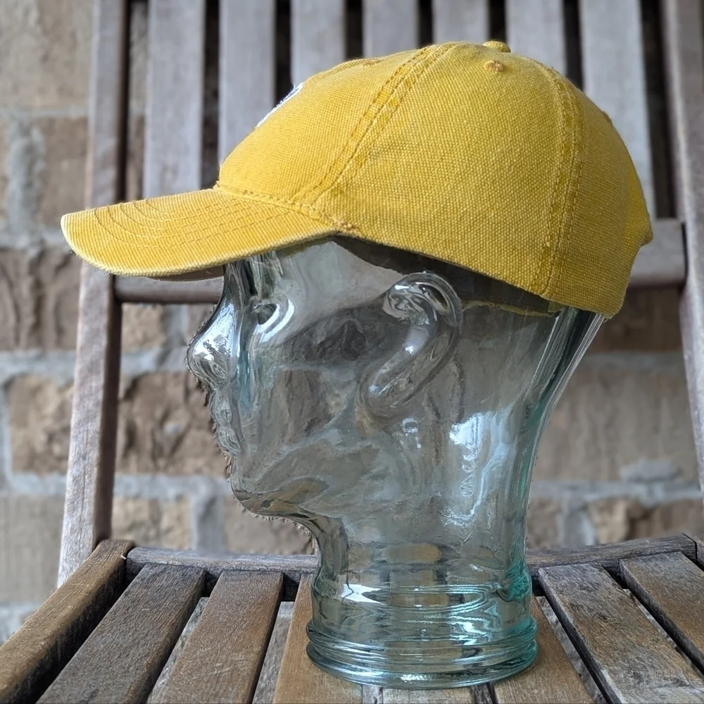 NWOT Bee Kind Bumblebee Marigold Yellow Ball Cap Dad Hat One Size 100% Cotton